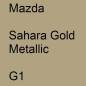 Preview: Mazda, Sahara Gold Metallic, G1.